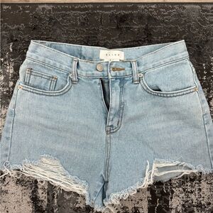 Women's Light Blue Denim Shorts